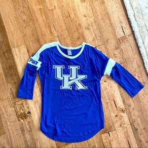 Pink by Victoria’s Secret, 3/4 sleeve Kentucky top